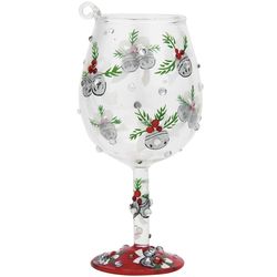 Blingle Bells Mini Wine Glass Ornament