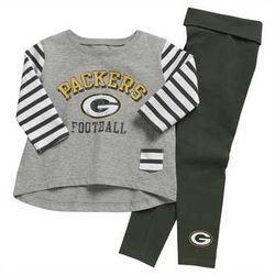 Toddler's Packers Shirt and Pants Set