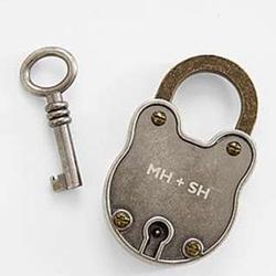 Personalized Vintage Lock