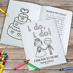 Personalized Wedding Coloring Book