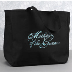 Mother of the Groom's Embroidered Tote Bag