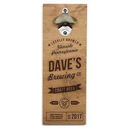 Personalized Brewing Co. Wall Bottle Opener