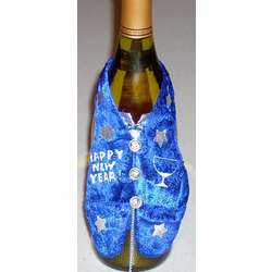 Happy New Year Vest Bottle Cover