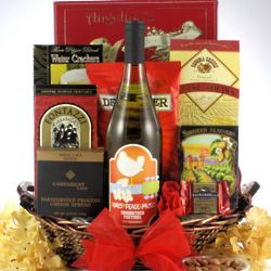Woodstock Chardonnay Father's Day Wine Gift Basket