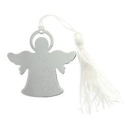 Personalized Silver Angel Teacher Ornament