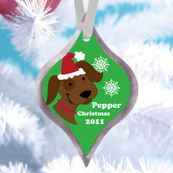 Personalized Merry Woofmas Christmas Ornament