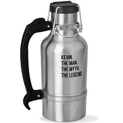 The Man. The Myth. The Legend. Personalized Drink Tank Growler