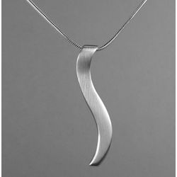 Sterling Silver Ogee Connection Necklace