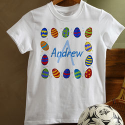 Colorful Eggs Easter Youth T-Shirt