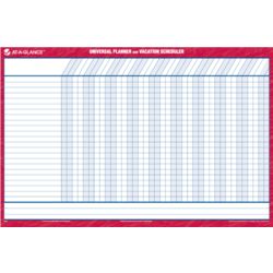 Universal Vacation Schedule Wall Planner