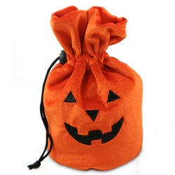 Plush Pumpkin Bag with SQUARES Chocolates