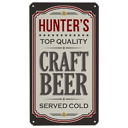 Personalized Craft Beer Metal Bar Sign