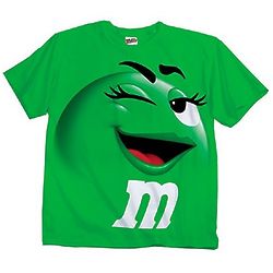 M&M's Candy Silly Character Face T-Shirt