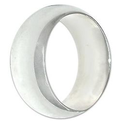 Men's Sterling Silver Peace Ring