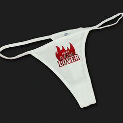 Personalized Red Hot Lover Bikini Thong