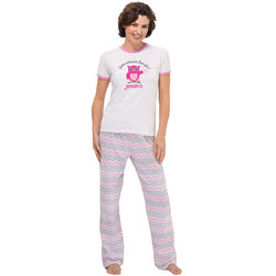 Guess Whooo Loves You Grey and Pink Pajamas