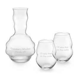 Riedel Swirl Decanter and Glasses