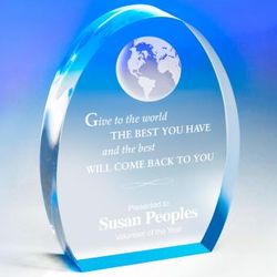 World of Gratitude Acrylic Award