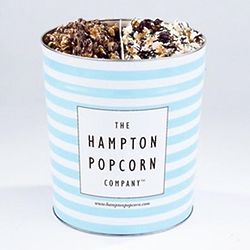 3.5 Pounds of Caramel, Cheese, and Kettle Popcorn in Tin