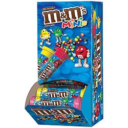 24 M&M'S Milk Chocolate Minis Size Candy 1.08-Ounce Tubes