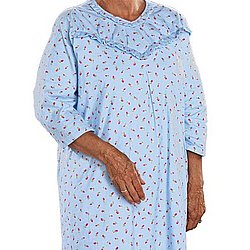 Open Back Adaptive Hospital Nightgown - FindGift.com