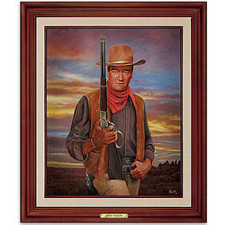 John Wayne Legend of the West Framed Print