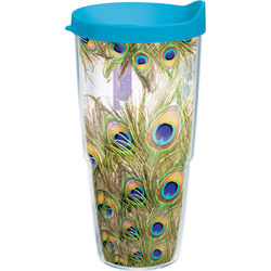Peacock Feathers Tumbler