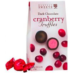 Dark Chocolate Cranberry Truffles