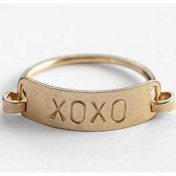 XOXO Charm Catcher Ring