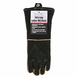 Long Leather BBQ Gloves