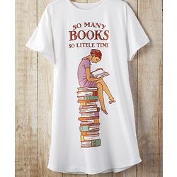 So Many Books, So Little Time Sleep Shirt