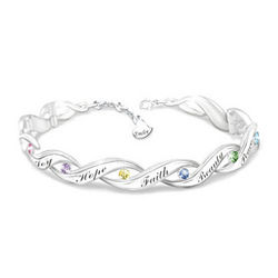 Wishes for My Granddaughter Personalized Bracelet