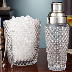 Marais Ice Bucket and Engraveable Cocktail Shaker