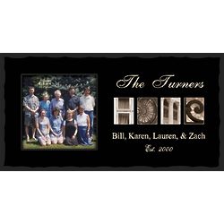 Personalized Home Alphabet Picture Frame