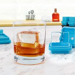 Large Crystal-Clear 4-Ice Cube Mold