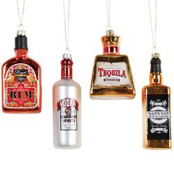 Top-Shelf Liquor Glass Ornaments Set