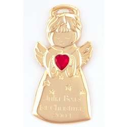 Personalized Jeweled Angel Chirstmas Ornament
