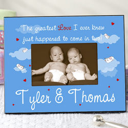 Greatest Love Personalized Twins Frame