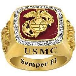 Men's U.S. Marine Corps Semper Fi Ring