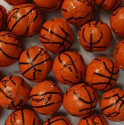 1 Pound of Chocolate Basketballs