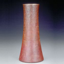 Newcomb Hammered Copper Vase