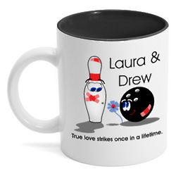 Bowling Romance Coffee Mug