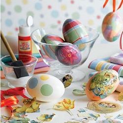 Easter Decoupage Goose Egg Art Kit