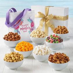 Mother's Day Jumbo Popcorn Sampler Gift Box with Tote Bag