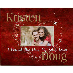 Personalized The One My Soul Loves Photo Canvas