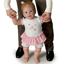 Isabella's First Steps Interactive Walking Baby Doll