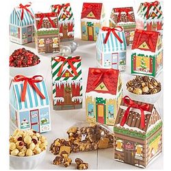 12 Winter Village Treat Gift Boxes