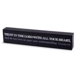 Trust in the Lord Scripture Sign