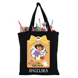 Personalized Dora the Explorer Trick-or-Treat Bag in Black