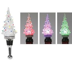 Christmas Tree Light-Up Bottle Stopper